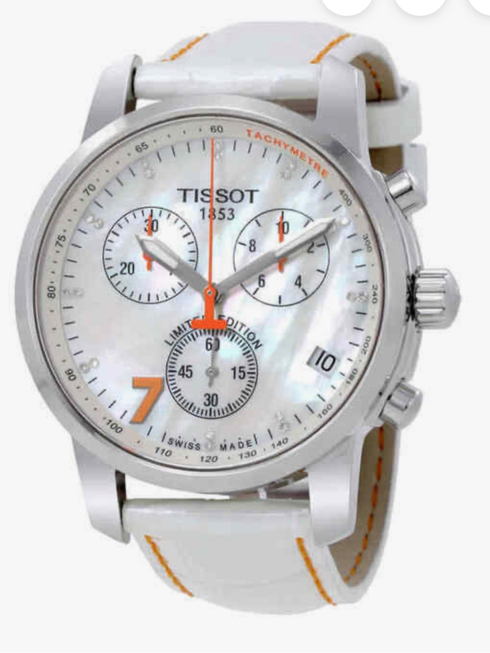 TISSOT Women’s PRC 200 Danica Patrick Chronograph Quartz Watch Limited EDT.